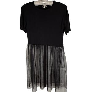 Meraki T-Shirt & Tulle Top Size S